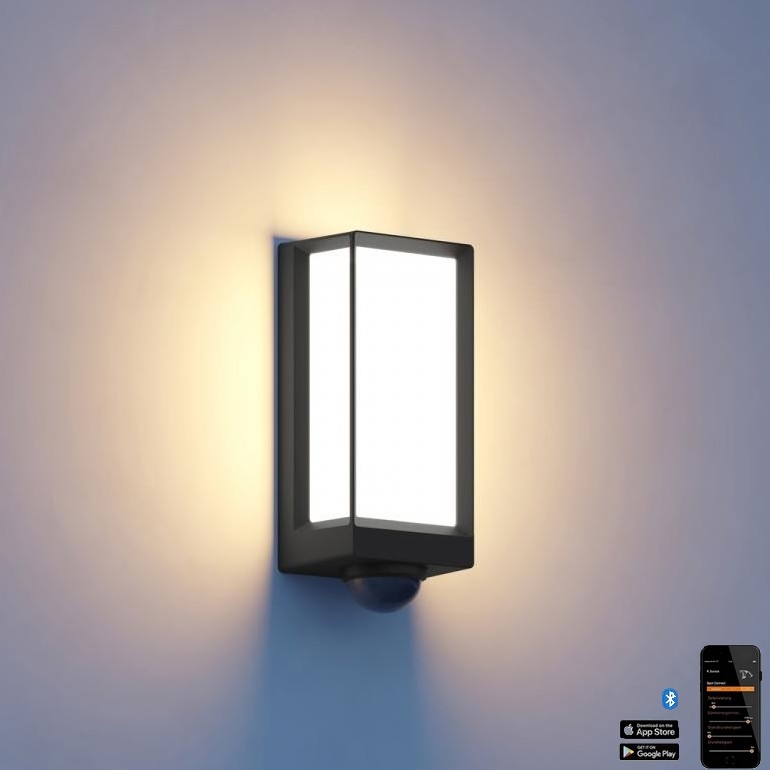 Steinel 085261 - LED Ljusreglerad vägglampa med sensor för utomhusbruk L42SC LED/13W/230V IP54