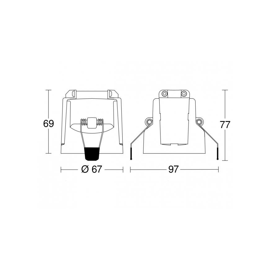 Steinel 088026 - Rörelsesensor infälld med närvarosensor PD-24 ECO KNX 360° svart