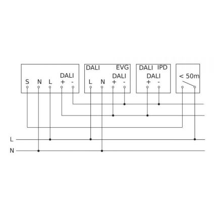 Steinel 088187 - Rörelsesensor med närvarosensor PD-8 ECO DALI-2 360° svart