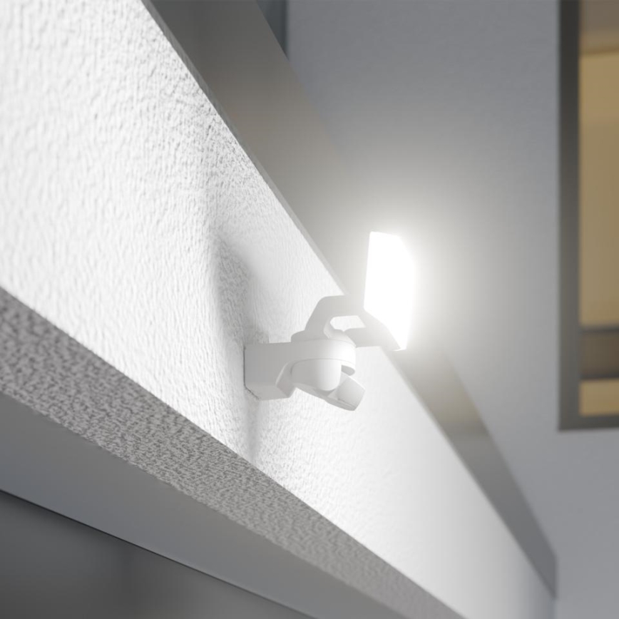 Steinel 089894 - LED strålkastare med sensor XLED PROTECT LED/14,3W/230V 3000K IP54 vit