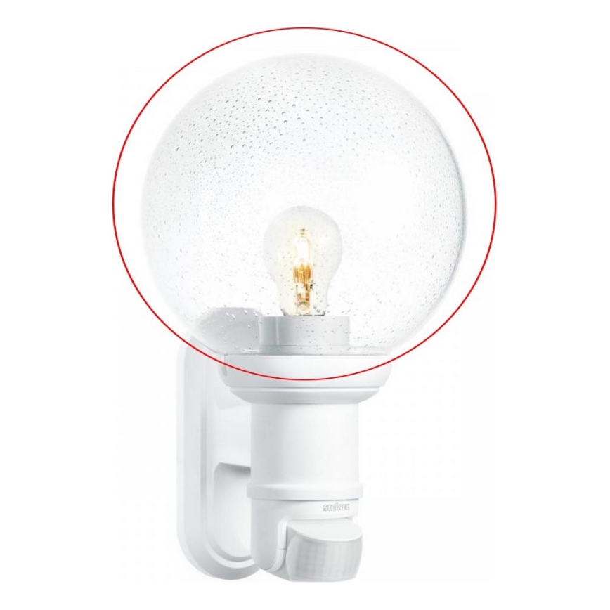Steinel 1086417 - Ersättningsglas för vägglampa L 70X/590/535/560/585