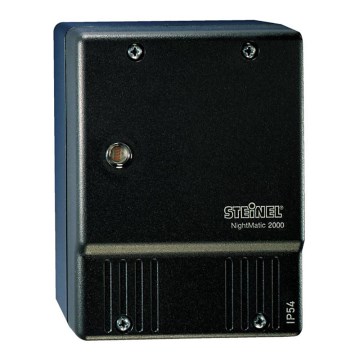 STEINEL 550318 - Skymning sensor NattbelysningMatic 2000 svart IP54