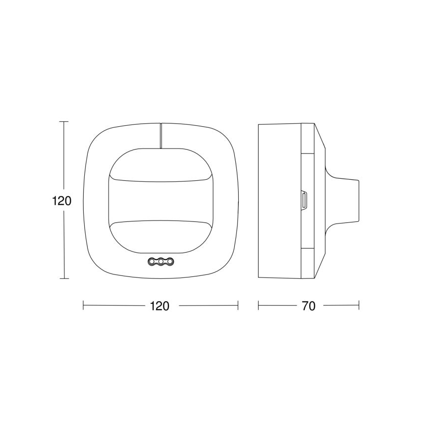 Steinel 590703 - Närvarodetektor Dual HF COM1 vit