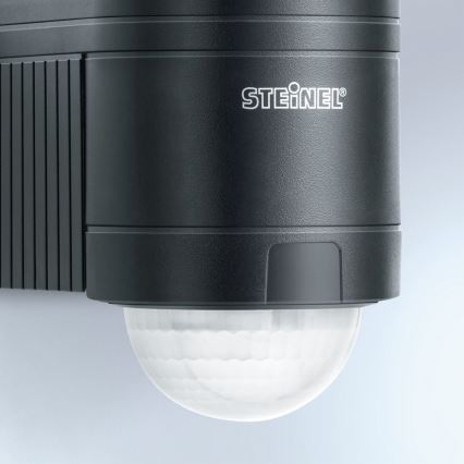 STEINEL 602710 - Infraröd väggsensor för utomhusbruk IS240 antracit IP54