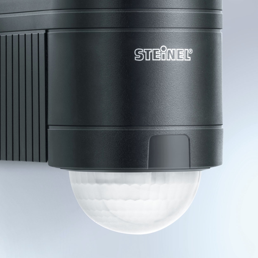 STEINEL 602710 - Infraröd väggsensor för utomhusbruk IS240 antracit IP54