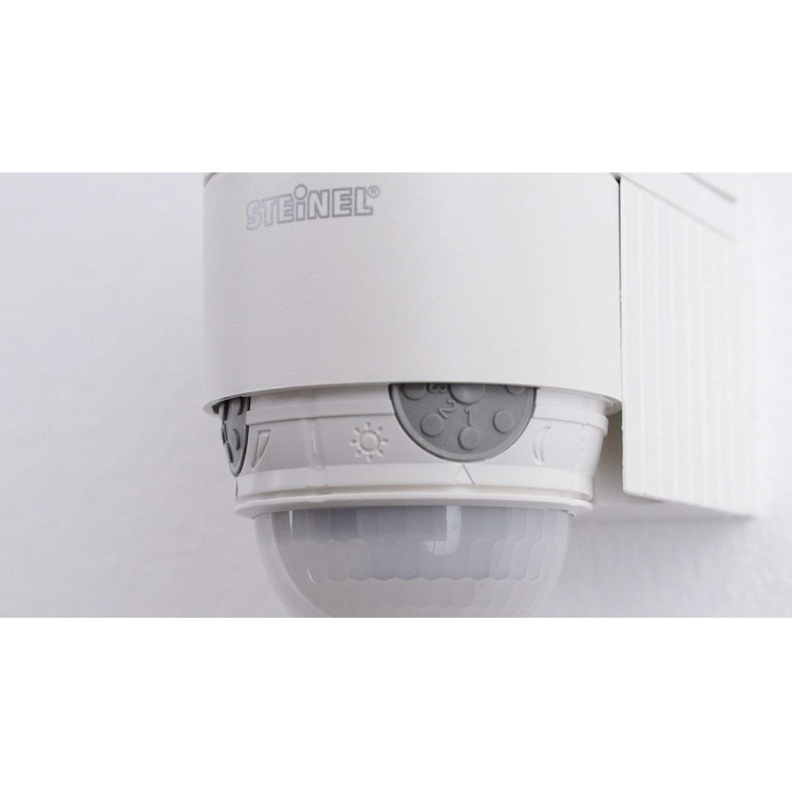 STEINEL 602819 - Utomhus infraröd Vägg sensor IS240 vit IP54