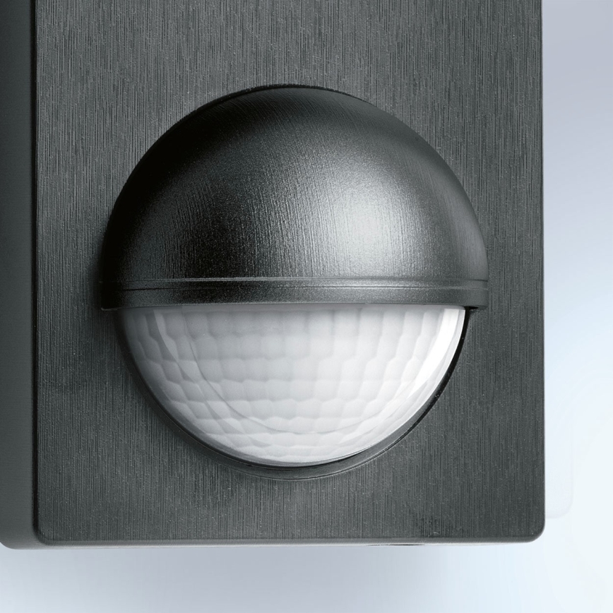 STEINEL 603113 - Utomhuslampa med rörelsesensor IS 180-2 svart IP54