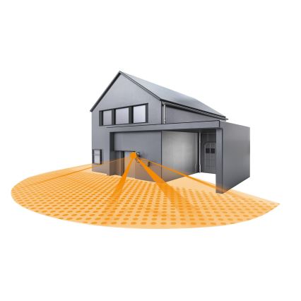 STEINEL 603113 - Utomhuslampa med rörelsesensor IS 180-2 svart IP54