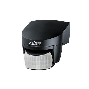 STEINEL 608811 - Utomhus infraröd sensor IS 140-2 svart IP54