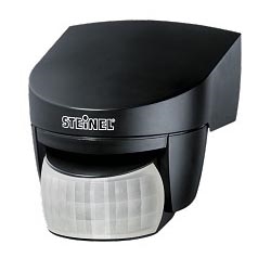 STEINEL 608811 - Utomhus infraröd sensor IS 140-2 svart IP54