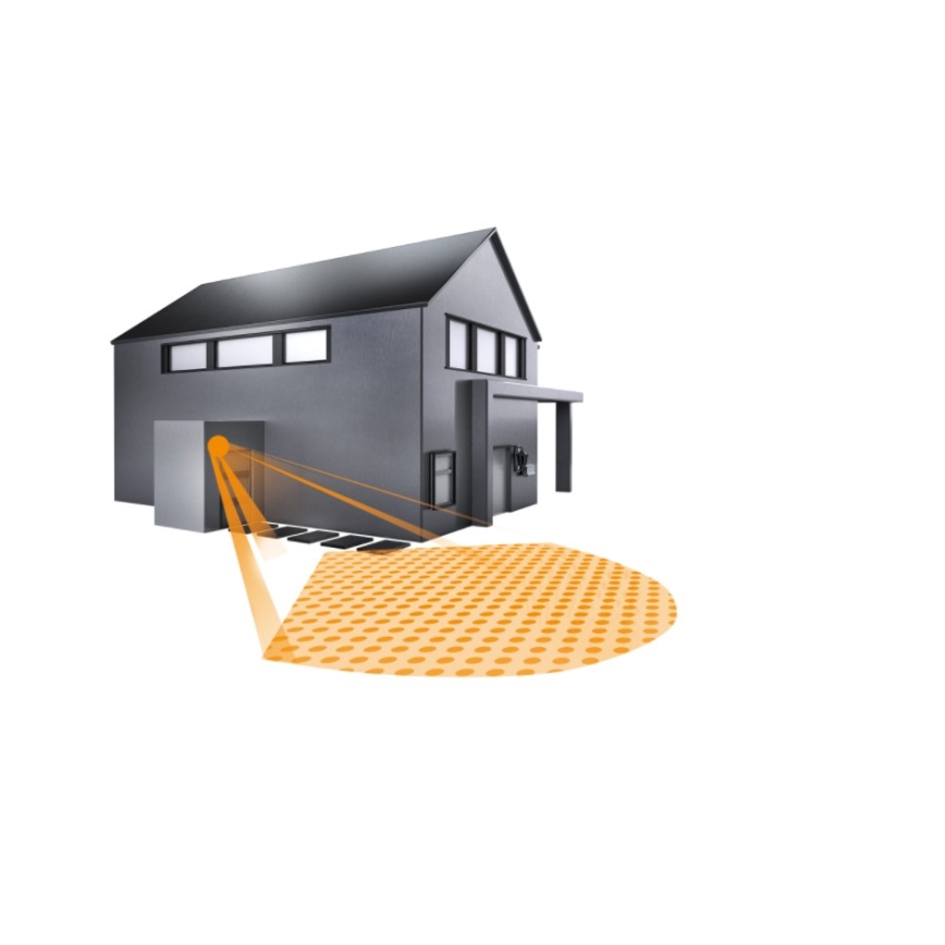 STEINEL 608811 - Utomhus infraröd sensor IS 140-2 svart IP54