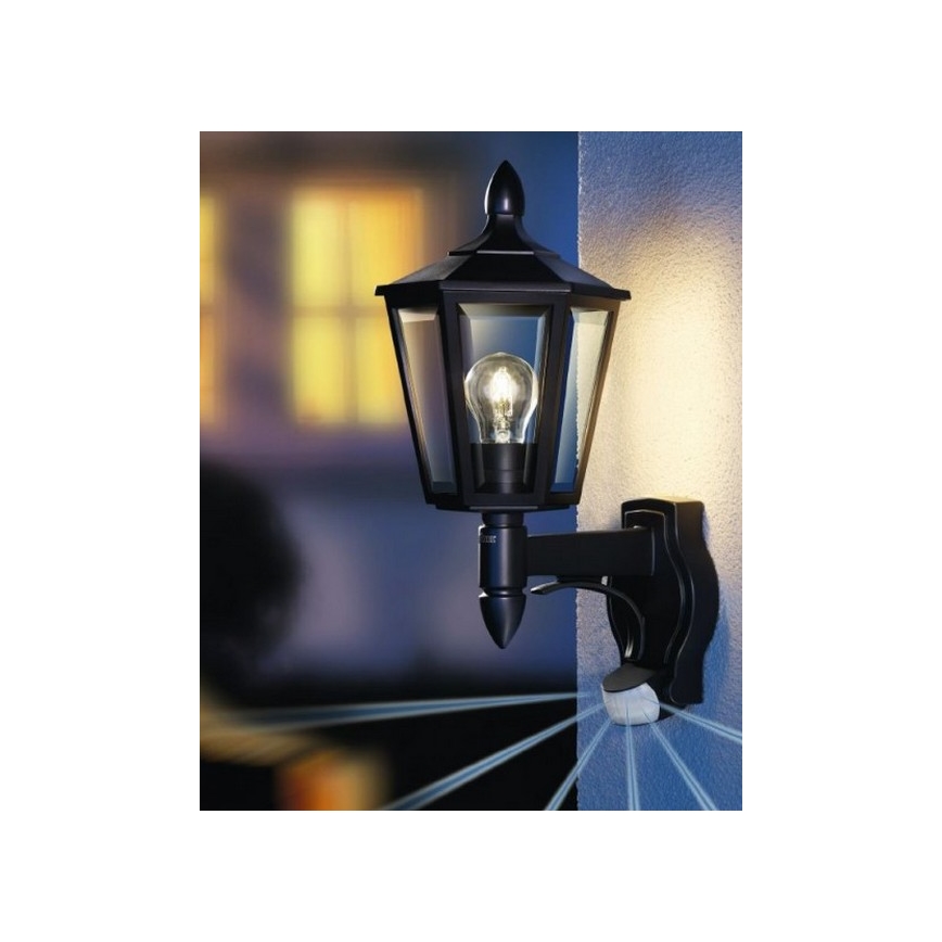 Steinel 617813 - Utomhus Väggbelysning med sensor L 15 1xE27/60W/230V IP44