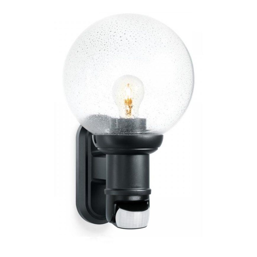STEINEL 634216 - L 560 S Utomhusensor Vägglampa svart IP44