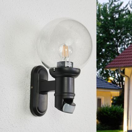 STEINEL 634216 - L 560 S Utomhusensor Vägglampa svart IP44