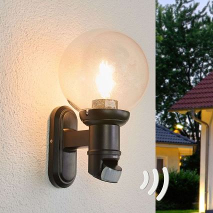 STEINEL 634216 - L 560 S Utomhusensor Vägglampa svart IP44