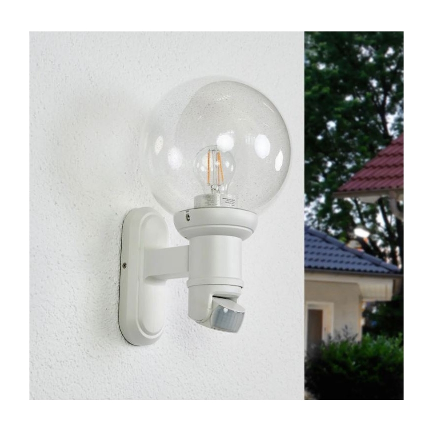 STEINEL 634315 - L 560 S Utomhusensor Vägglampa vit IP44