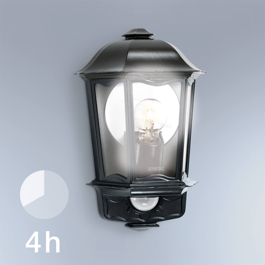 Steinel 644413 - Utomhusbelysning med sensor L 190 S 1xE27/100W/230V IP44