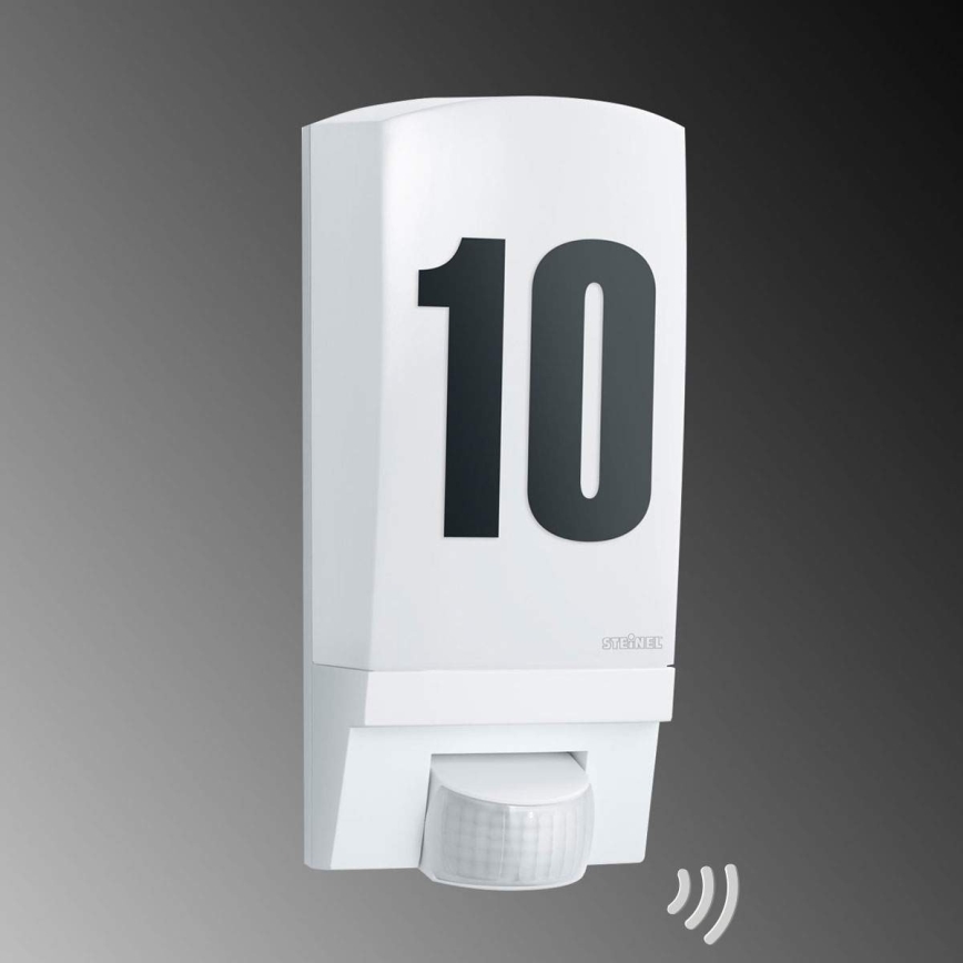 STEINEL 650513 - L1 Utomhusensor lampa vit IP44