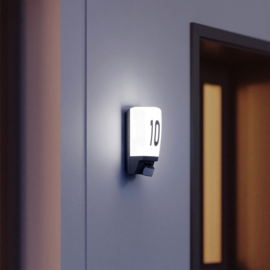 STEINEL 650513 - L1 Utomhusensor lampa vit IP44