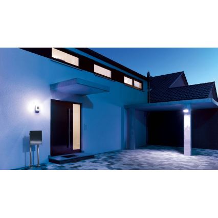 STEINEL 650513 - L1 Utomhusensor lampa vit IP44