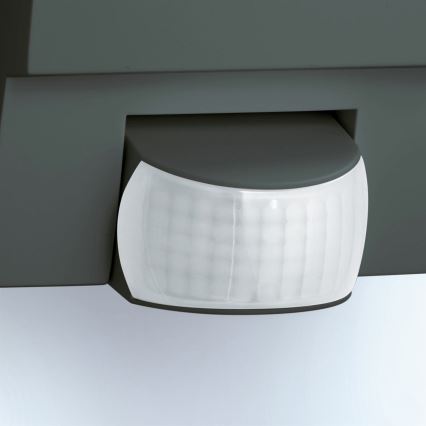 STEINEL 650612 - L1 Utomhusensor lampa svart/vit IP44