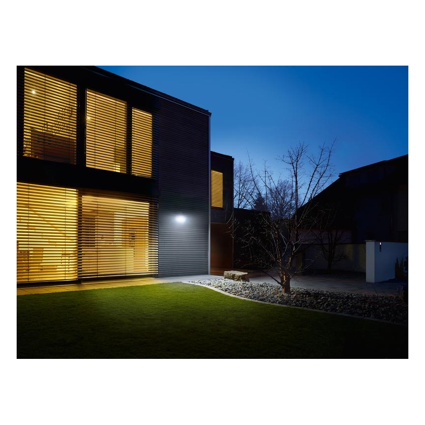 STEINEL 671006 - Solcell sensor LED-strålkastare XSolar L-S 0,5W/LED vit IP44 2500 mAh
