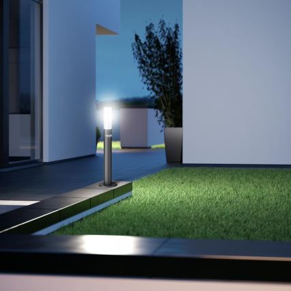 STEINEL 69469 - LED-lampa för utomhusbruk GL 65 LED/8,5W/230V IP44 3000K antracit