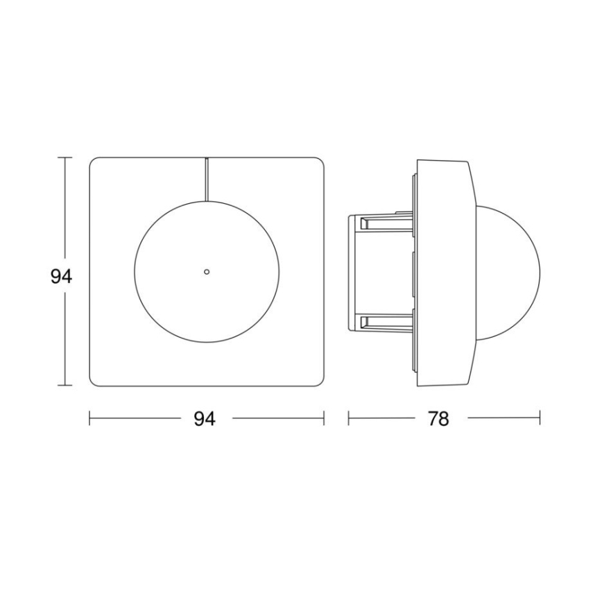 Steinel 751302 - Närvarodetektor HF 360 COM1 vit