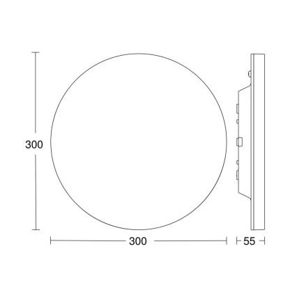 Steinel 067717 - LED dimbar taklampa med sensor RS PRO R10 PLUS SC 8,5W/230V IP40 3000K