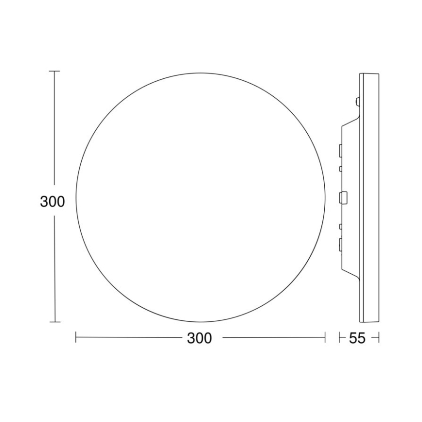 Steinel 067700 - LED dimbar taklampa med sensor RS PRO R10 PLUS SC 8,5W/230V IP40 4000K