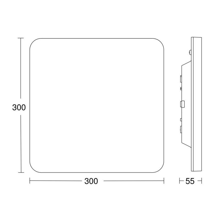 Steinel 067731 - LED dimbar takarmatur med sensor RS PRO R20 PLUS 15,86W/230V IP40 4000K