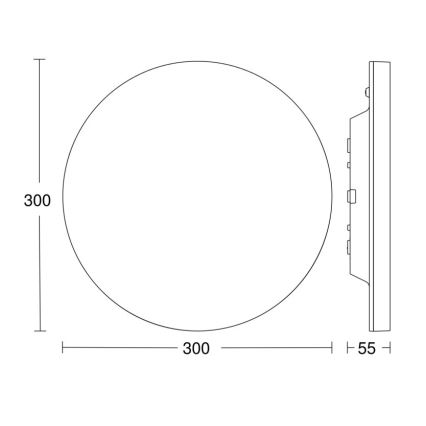 Steinel 067816 - LED Dimbar lampa med sensor RS PRO R10 BASIC SC LED/8,5W/230V 3000K IP40