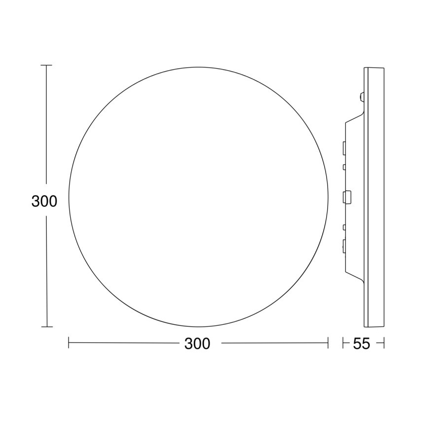 Steinel 067816 - LED Dimbar lampa med sensor RS PRO R10 BASIC SC LED/8,5W/230V 3000K IP40