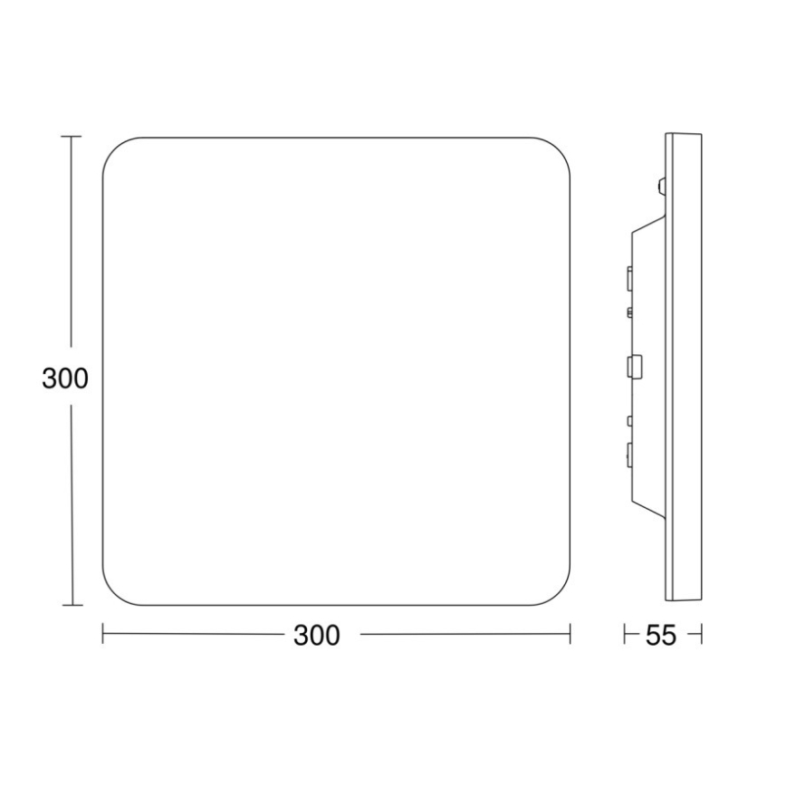 Steinel - LED Dimbar taklampa med sensor RSPROR20BASICQ 15,3W/230V IP40 4000K