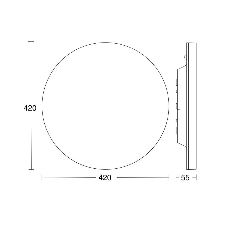 Steinel - LED Dimbar taklampa med sensor RSPROR30BASICSC 23,22W/230V IP40 3000K
