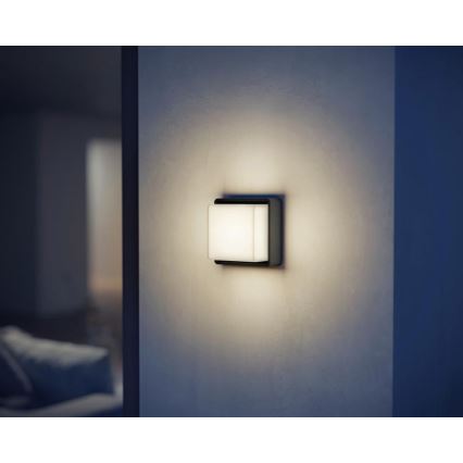 Steinel - LED ljusreglerad vägglampa L 845 C LED/9W/230V 3000K IP44 antracit