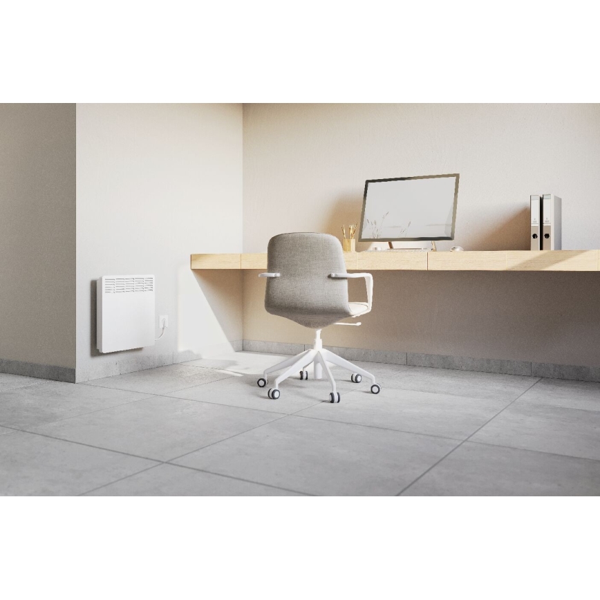 Stiebel Eltron - Väggkonvektor med LCD-skärm och elektronisk termostat 1500W/230V IP24
