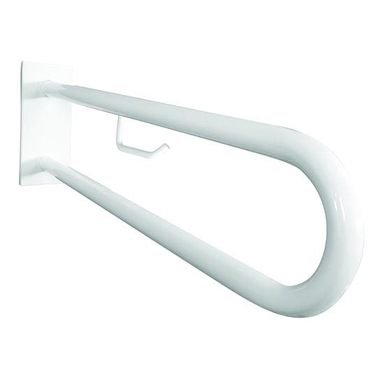 Stödhandtag 10x25 cm vit