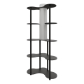 Stolslampa med hyllor NOTO 1xE27/40W/230V svart