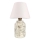 Stolslampa RAMZES 1xE27/40W/230V vit/beige