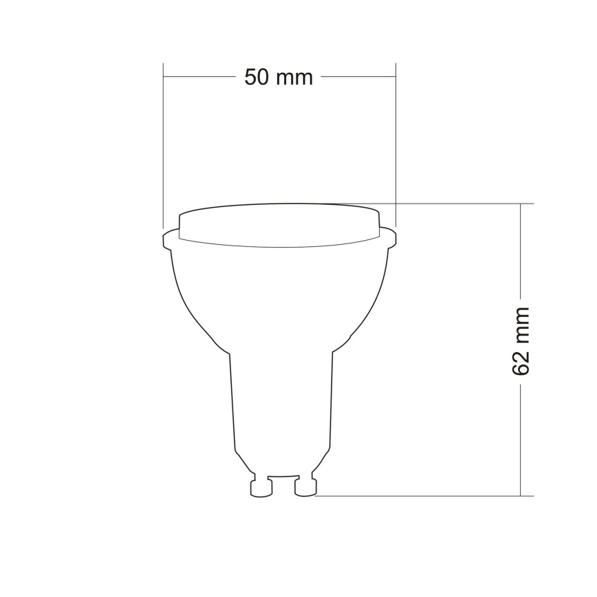Strålkastare LED-lampa GU10/2W/230V 3000K