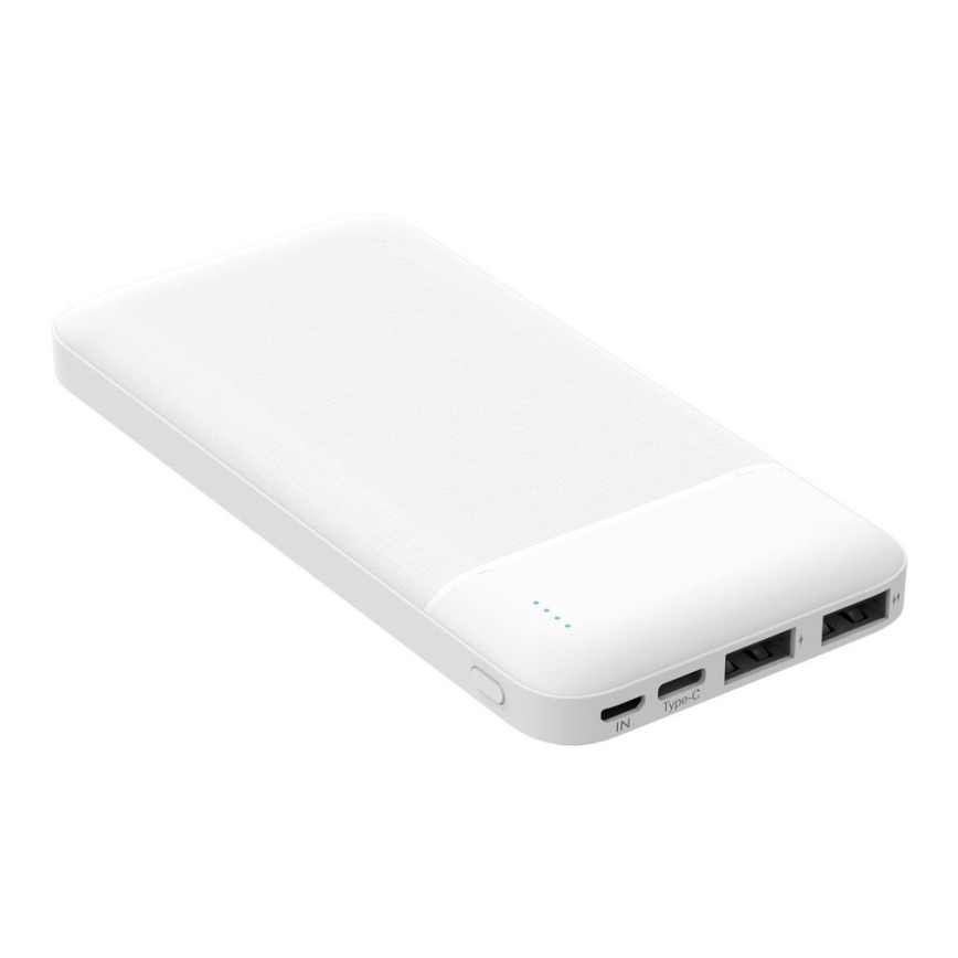 Strömbank 10000 mAh 3,7V vit