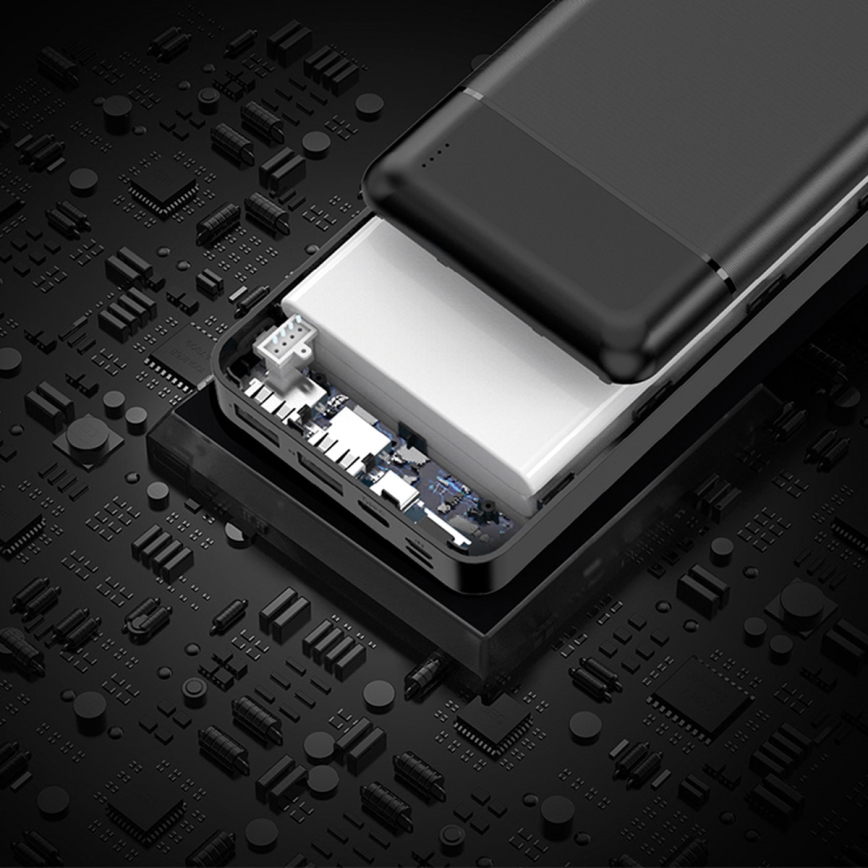 Strömbank 30000 mAh 3,7V svart