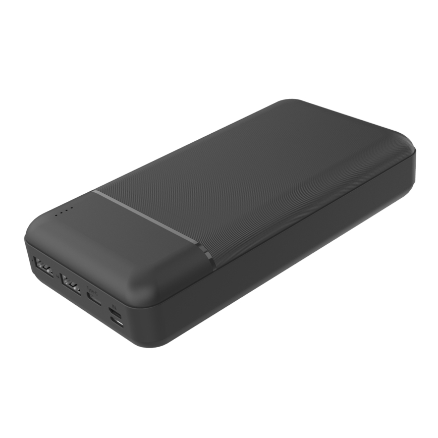 Strömbank 30000 mAh 3,7V svart