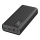 Strömbank med LED display  kraftleverans 20000 mAh 3,7V svart