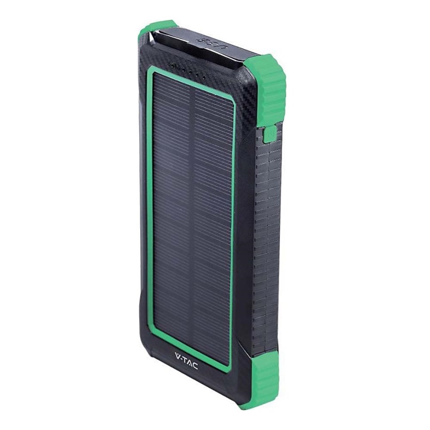 Strömbank solcell Power Delivery 10000mAh/10W/5V svart