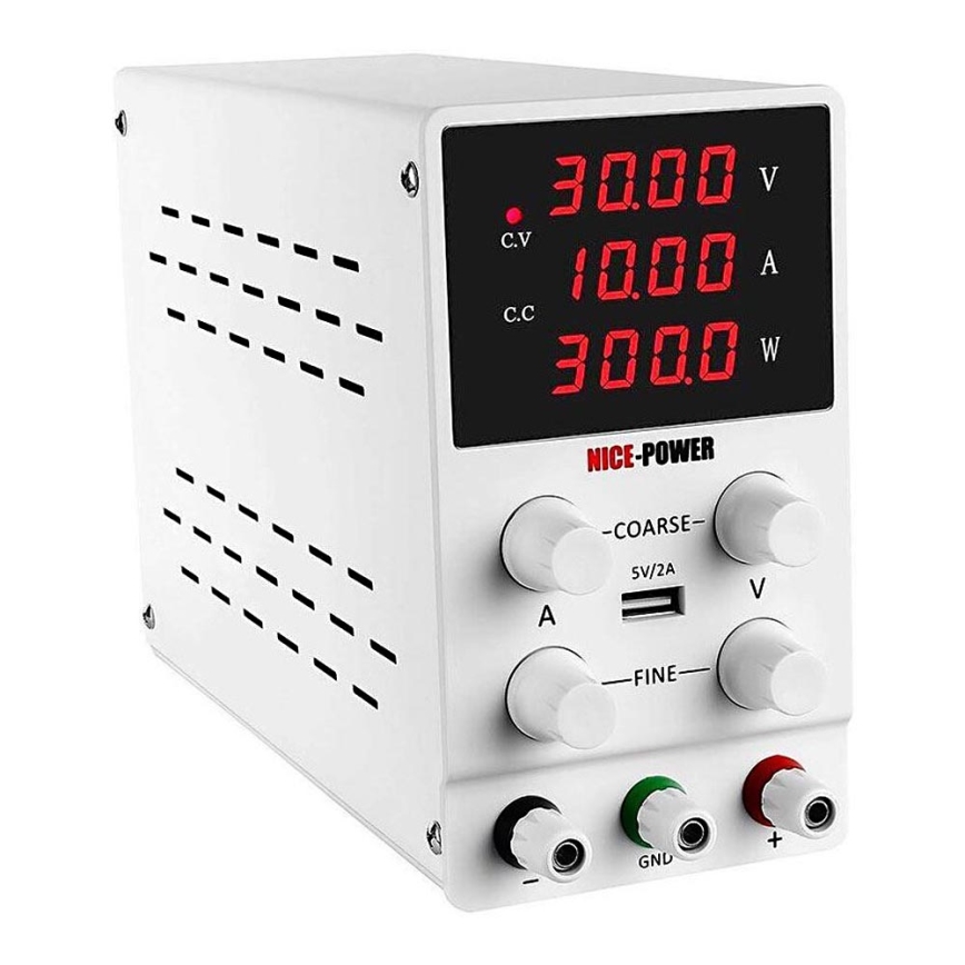 Strömförsörjning för laboratorium SPS3010 0-30V/0-10A
