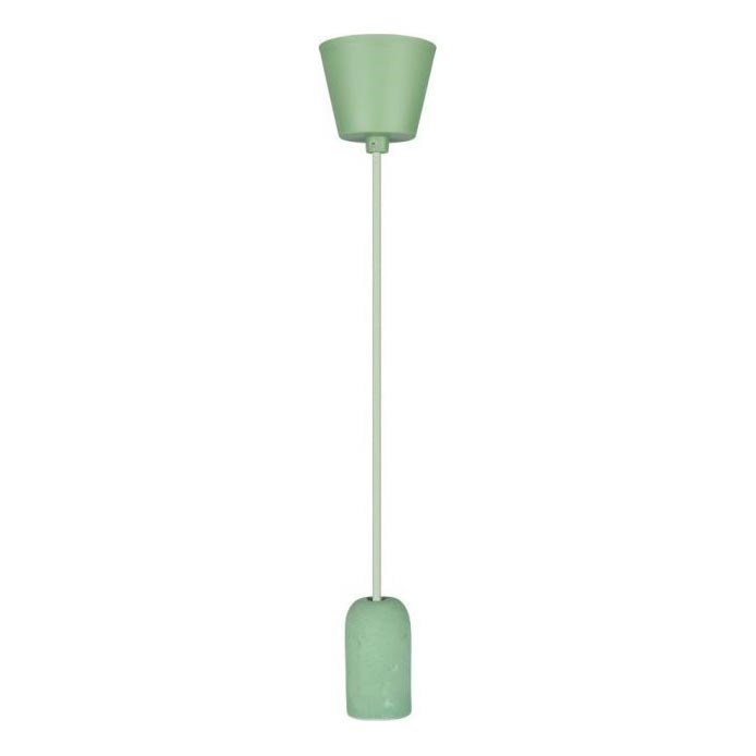 Strömkabel 1xE27/60W/230V betong/grön