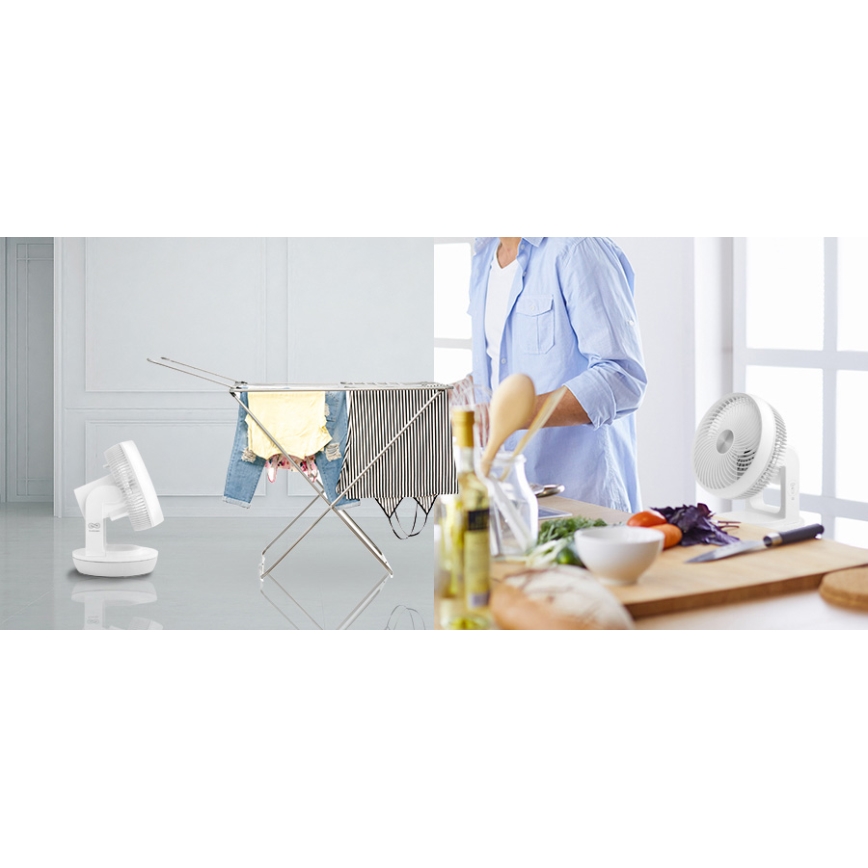 Stylies - Bordfläkt TARA 45W/230V vit