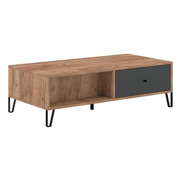 SULA soffbord ek craft/svart